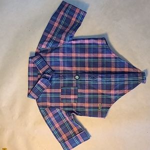 American Girl Plaid Shirt Button Up